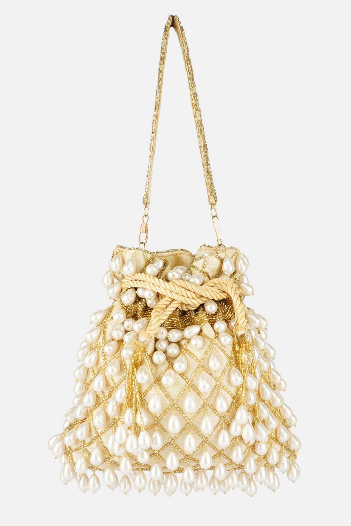 Celebrity Pearl Potli Bags - Sttylme