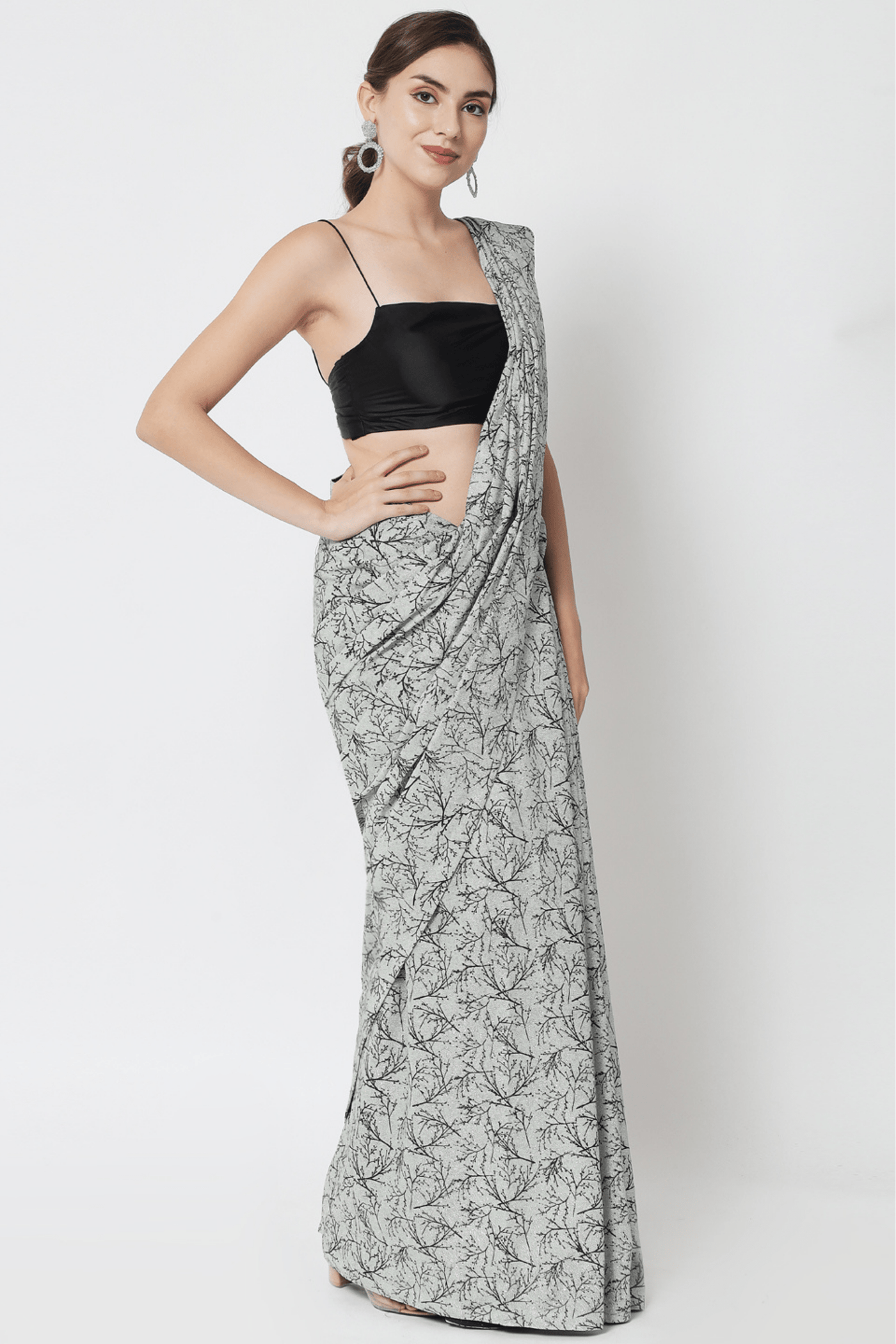 Magical Glitter Saree - Sttylme