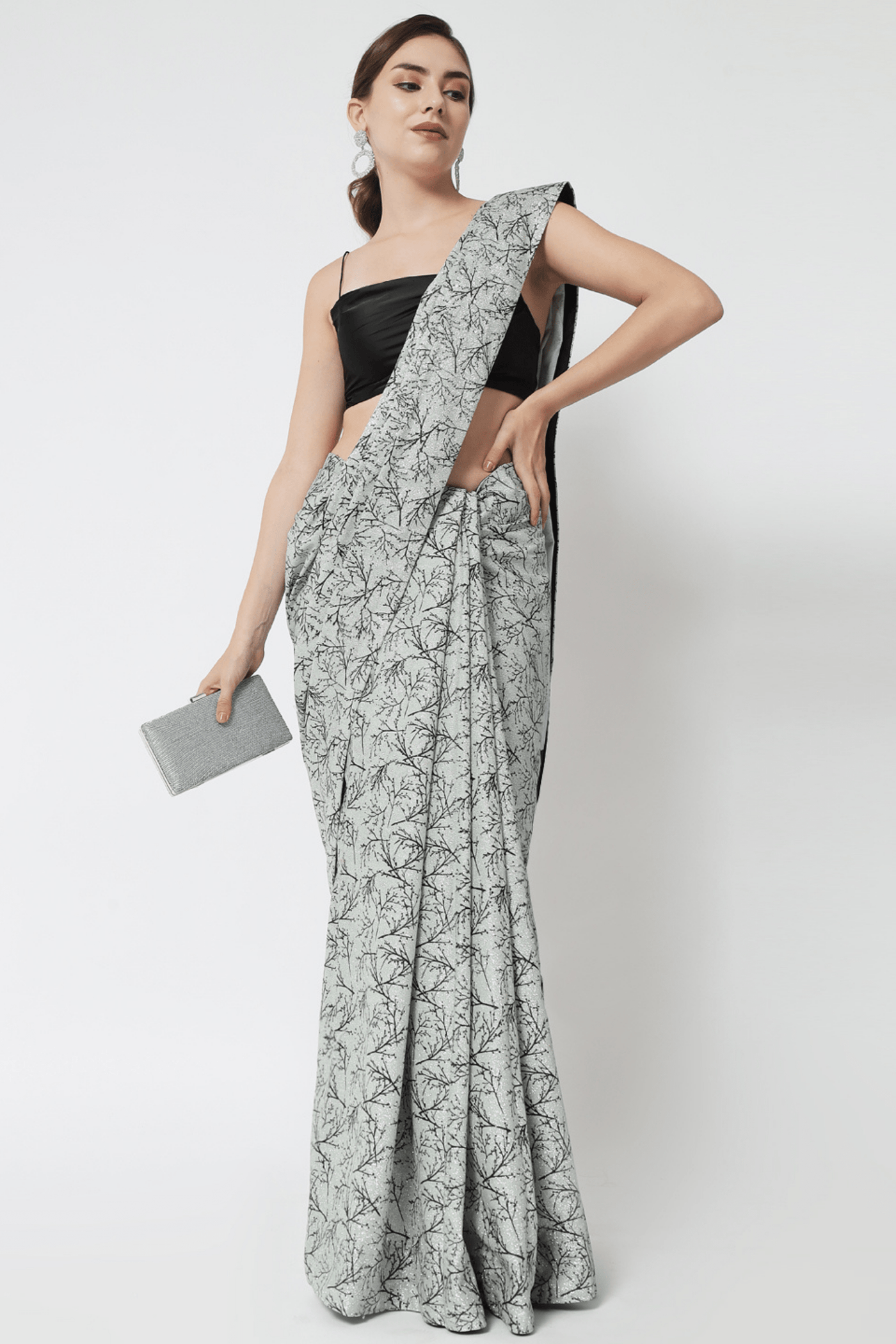 Magical Glitter Saree - Sttylme