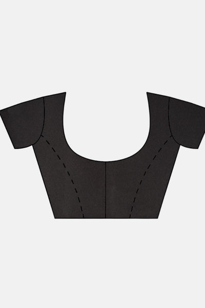 Midnight Black Saree - Sttylme