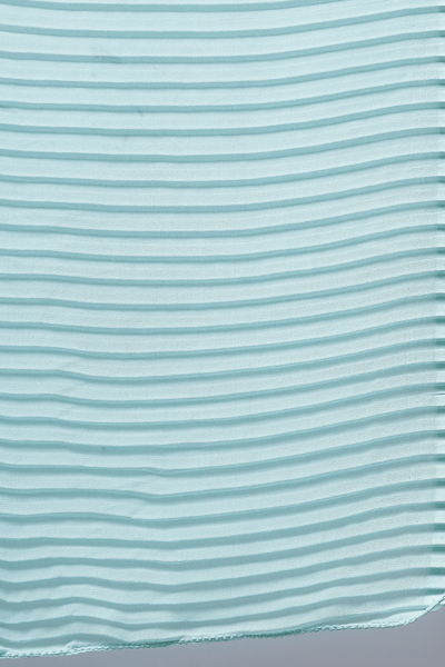 Sttylme - Sunshiny Blue Pleated Saree