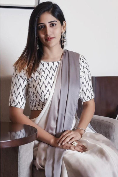 Double Shade Ready To Wear Saree - Sttylme