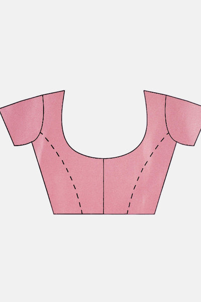 Sttylme - Sparks Fly Sequin Saree - Onion Pink