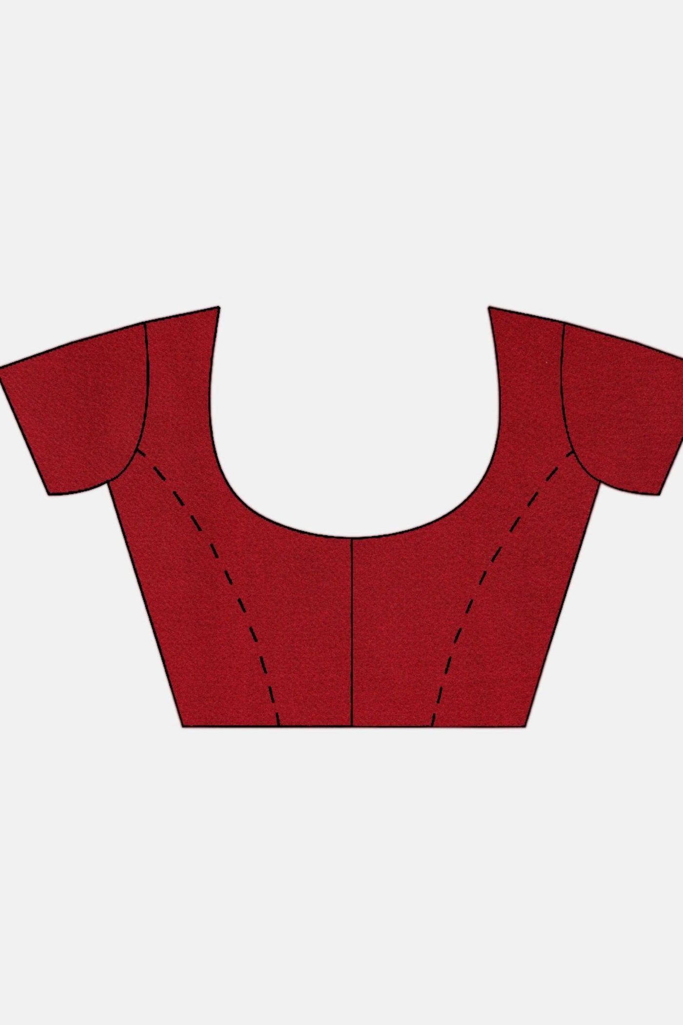 Sttylme - Sparks Fly Sequin Saree - Red